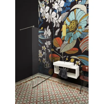Carta da parati floreale dai colori vivaci Carioca di London Art