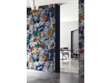 Carta da parati con gioielli colorati Shine On di London Art