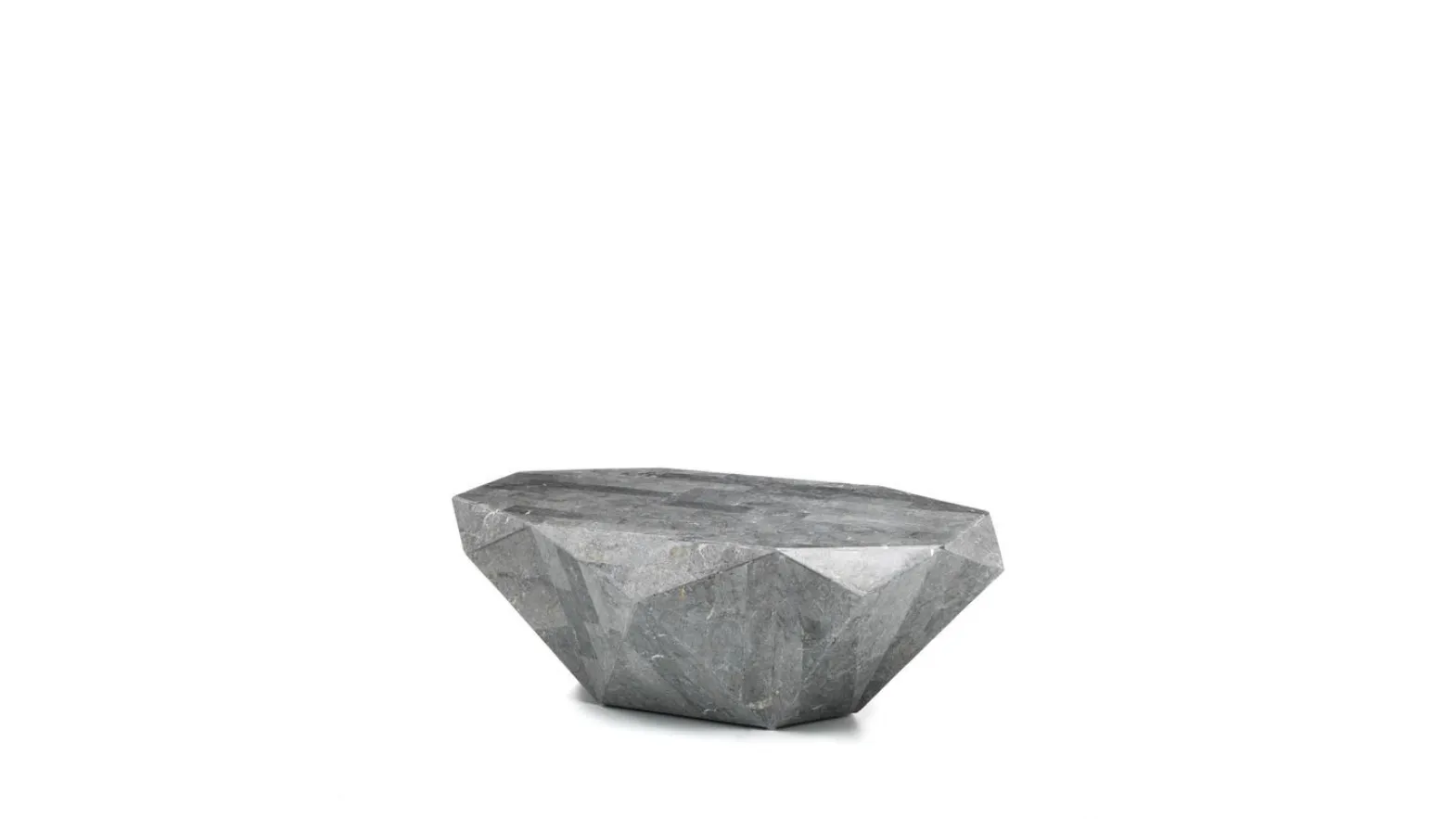 Tavolino in pietra fossile Diamond Medium di Stones