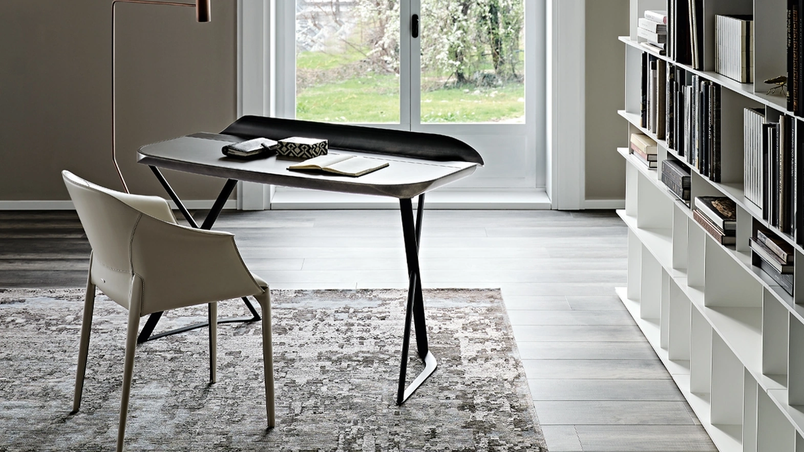 Scrittoio Cocoon Leather di Cattelan Italia