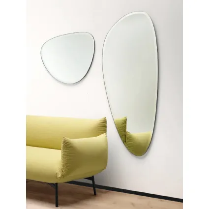 Specchio da parete con bordo bisellato Spot L di Midj