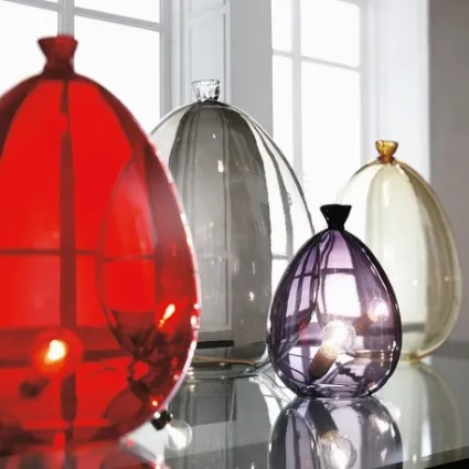 Lampada in vetro soffiato veneziano a vari colori Balloon Table Adriani e Rossi