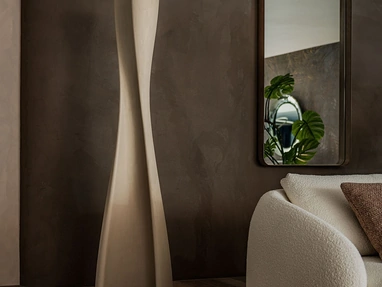 Lampada da terra in argilla Diploma di Cattelan Italia