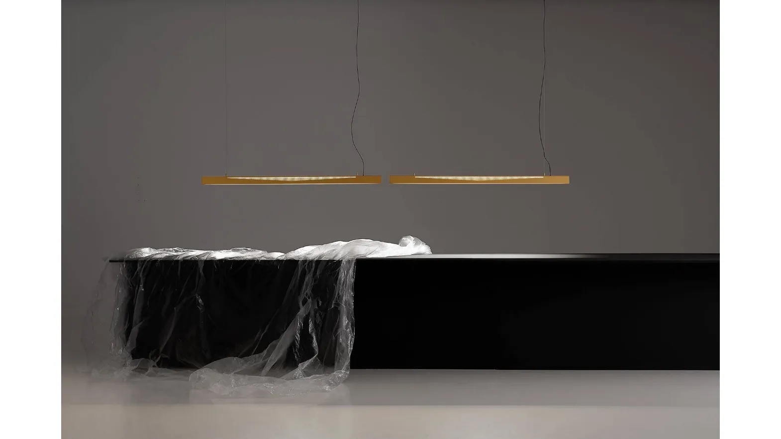 Lampada a sospensione in acciaio verniciato Filtro di Vesoi