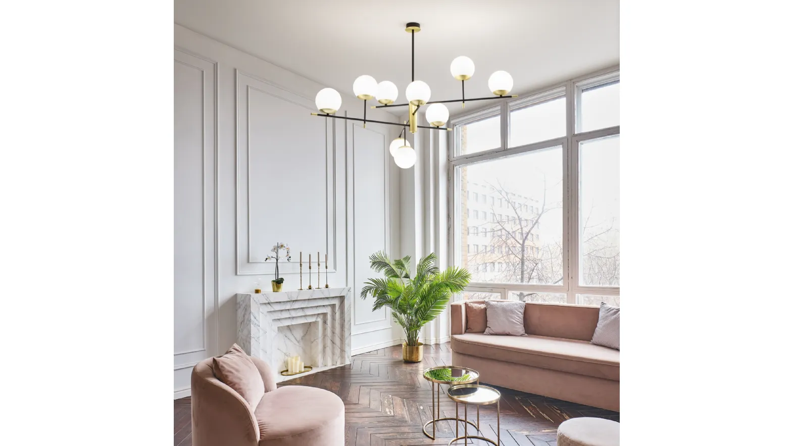 Lampada a sospensione Gourmet di Ideal Lux