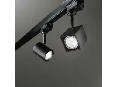 Lampada a sospensione Mouse and Spot Track in metallo con diffusore orientabile di Ideal Lux