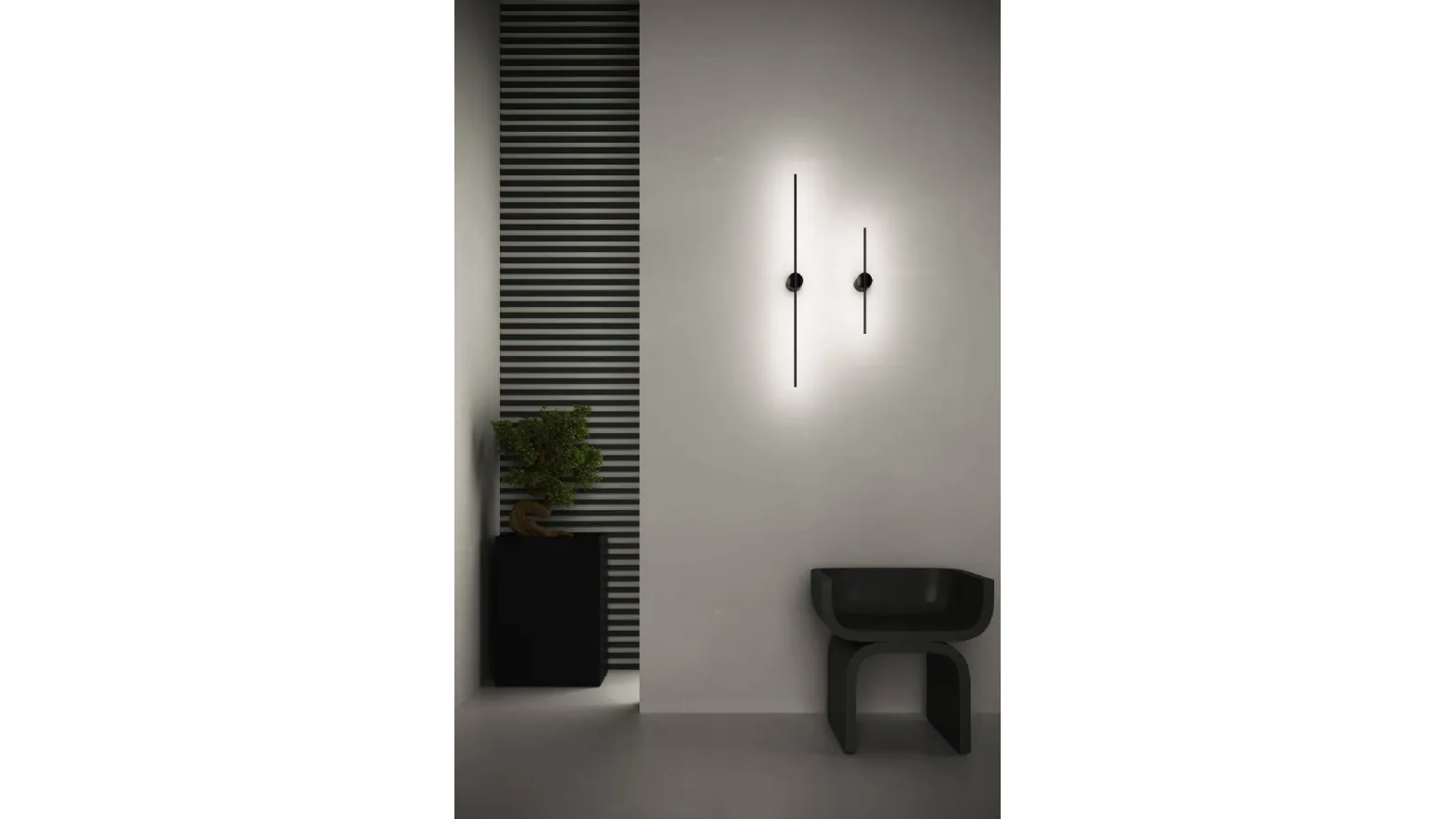 Lampada da parete in alluminio verniciato Pic di Vesoi