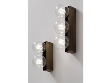 Lampada da parete con struttura in acciaio Up&down di Vesoi