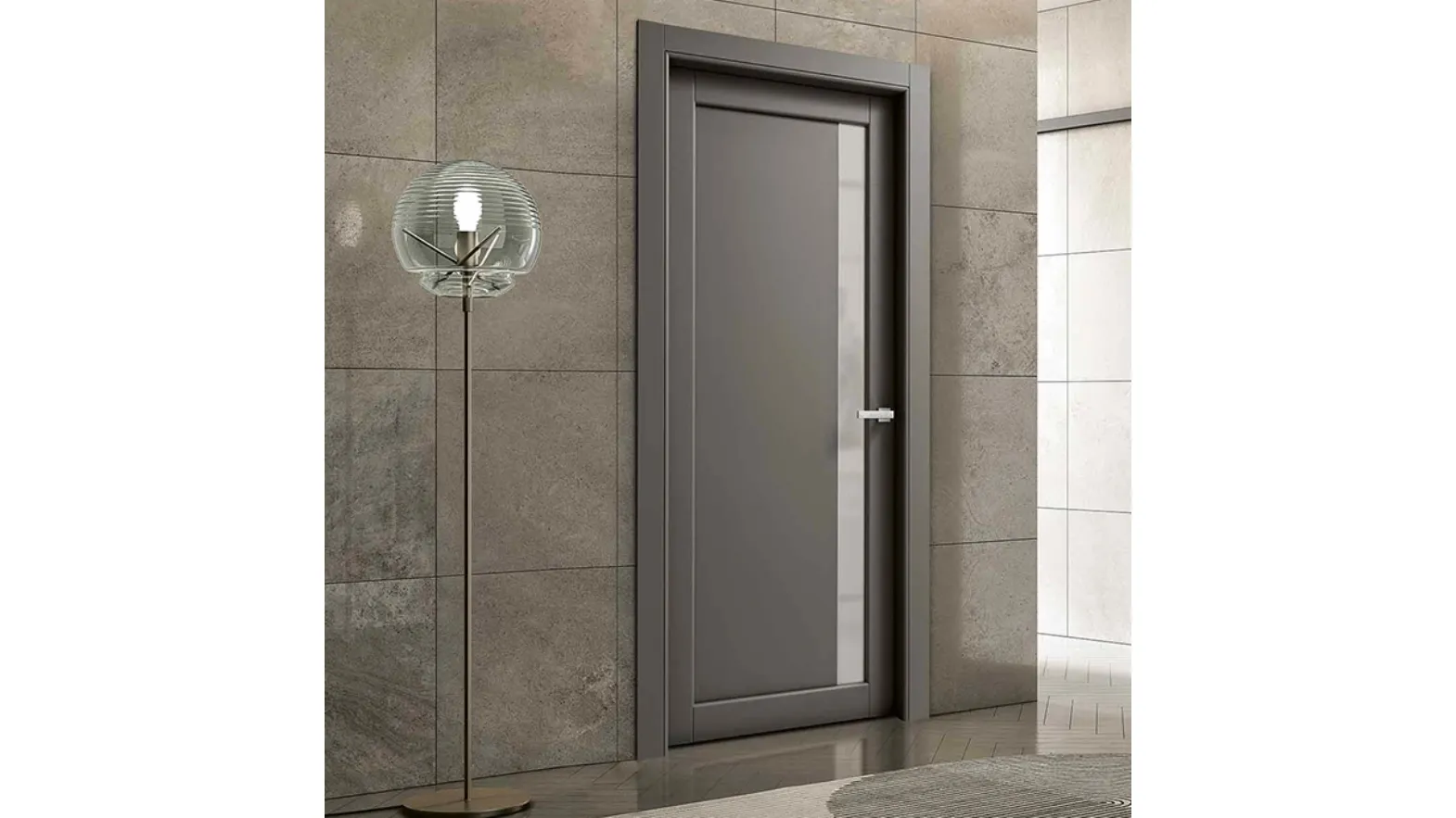 Porta per interni battente Baltimora New 2036 Rovere Laccato di BiHome