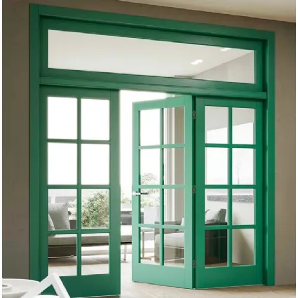 Porta per interni battente Baltimora 2001 F8 in rovere laccato e vetro di BiHome