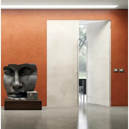 Porta per interni Filomuro Materik Cemento di BiHome