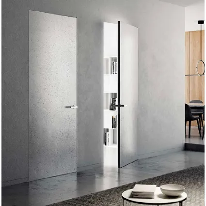 Porta per interni battente Filomuro Surface Stagno Ossidato di BiHome