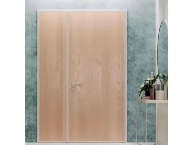 Porta per interni battente blindata CL Rovere Sbiancato di BiHome