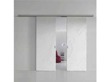 Porta da interni moderna scorrevole in laminato di Bihome