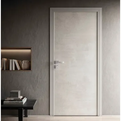 Porta per interni blindata in laminato Paros Materik Cemento di BiHome