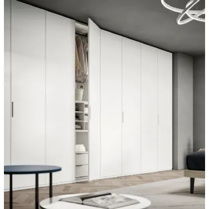 Armadio Ardecò Box Bianco in laccato opaco di Spagnol Mobili