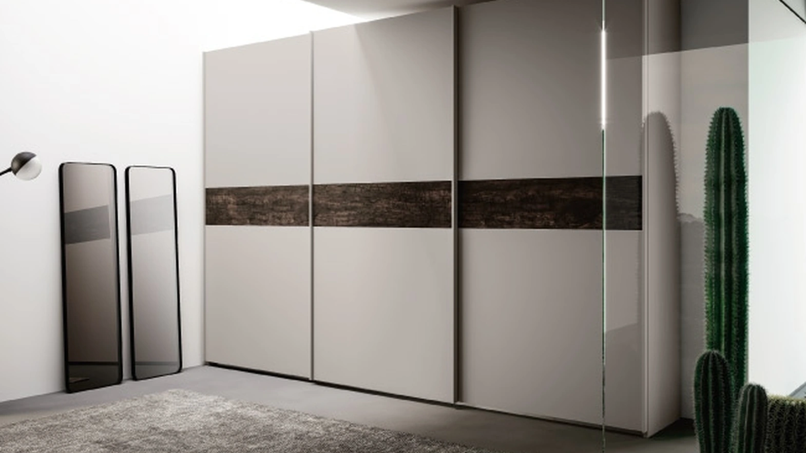 Armadio Folk con tre ante scorrevoli di Imab