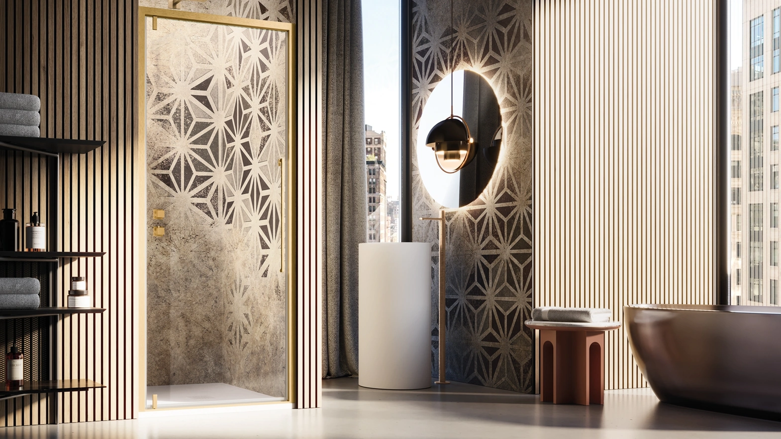 Box Doccia Acrux Battente di Samo