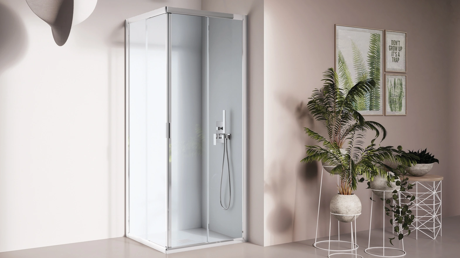 Box Doccia America Quattro Angolare di Samo