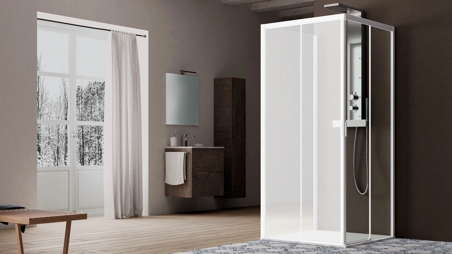 Box Doccia America Quattro SP Angolare di Samo