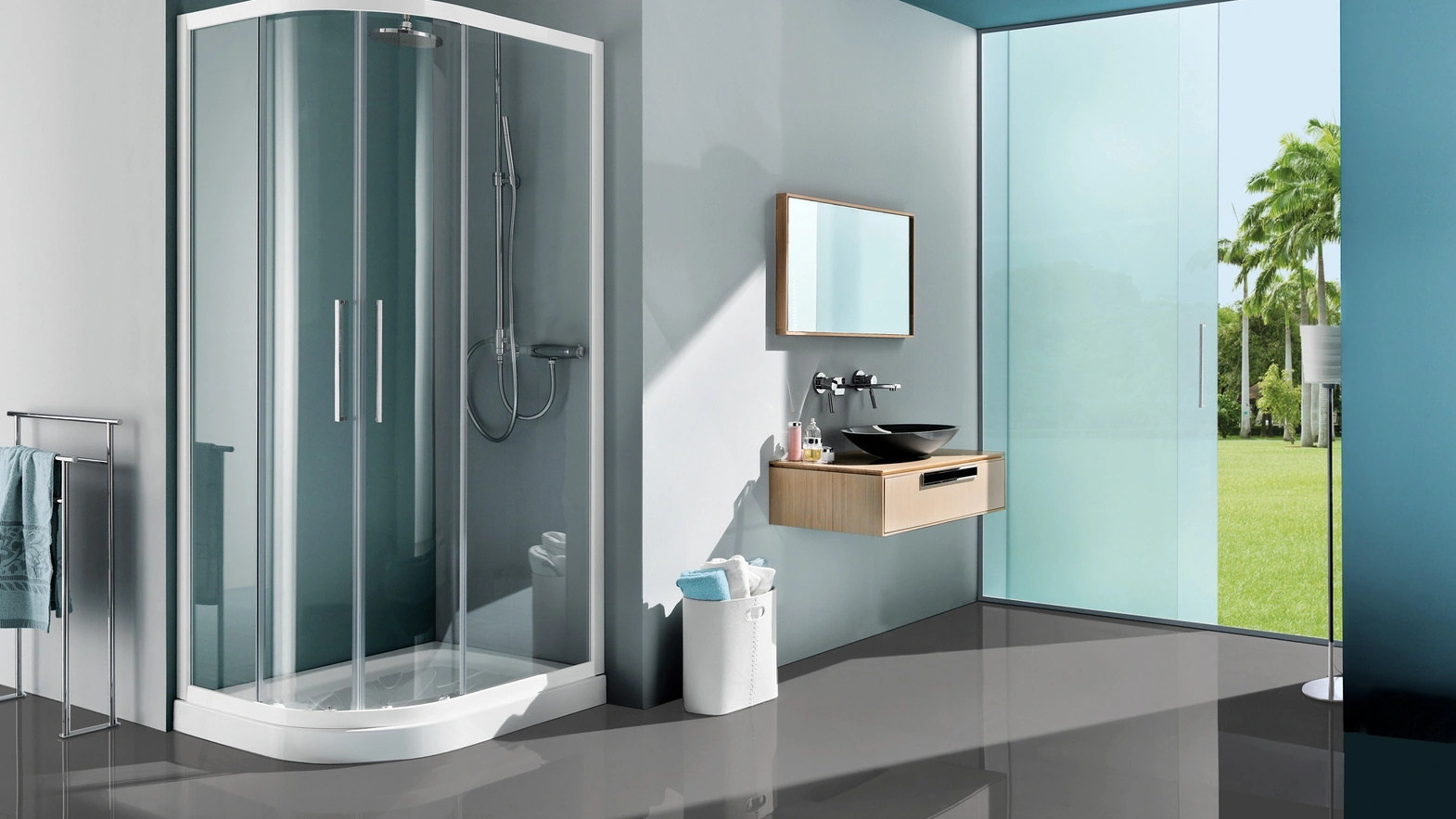 Box Doccia Europa Stondato Scorrevole di Samo