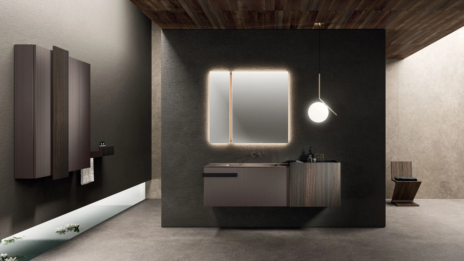 Mobile da Bagno sospeso Lympha 01 di Arrital