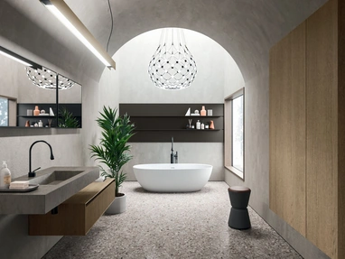 Mobile da Bagno sospeso Modo Project 05 in Rovere di Arrital