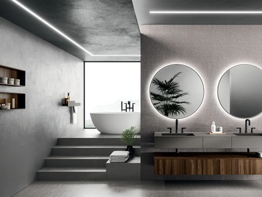 Mobile da Bagno sospeso Modo Project 06 in Rovere di Arrital