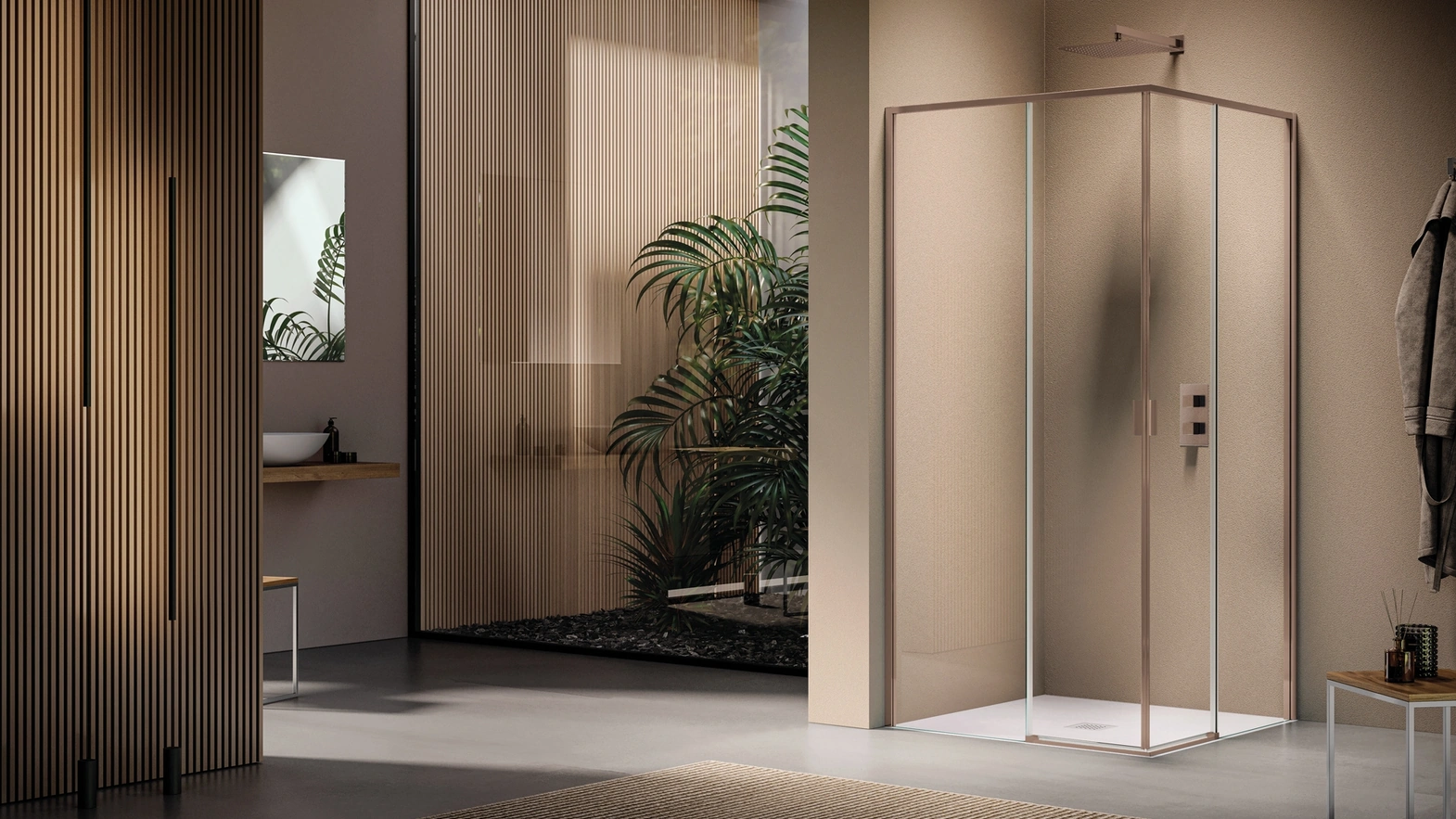 Box Doccia Pyxis Angolare di Samo