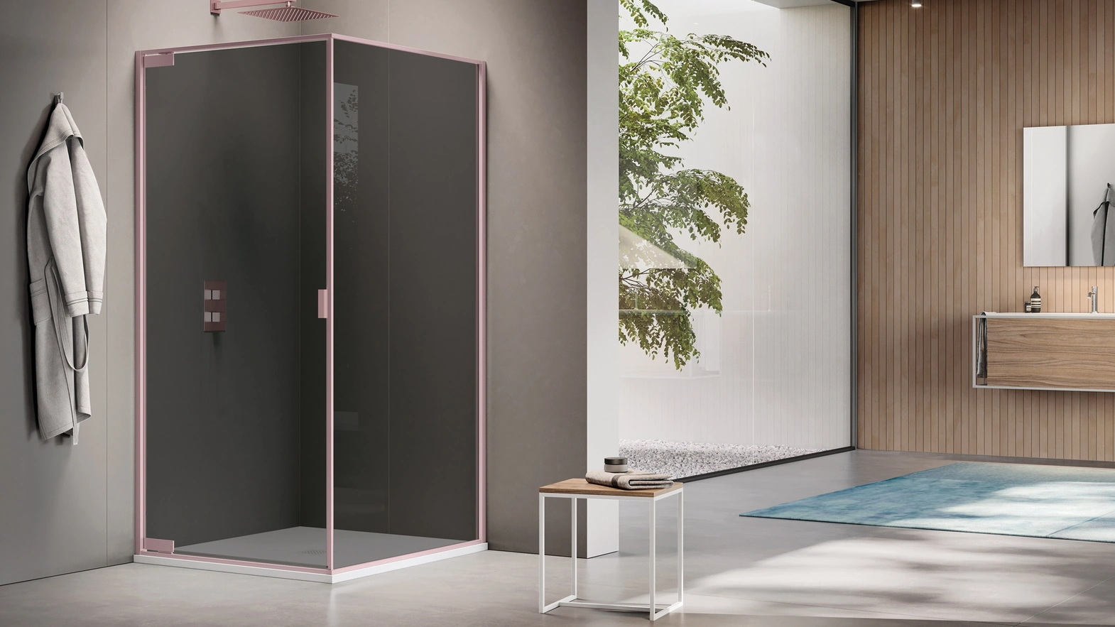 Box Doccia Pyxis Battente di Samo