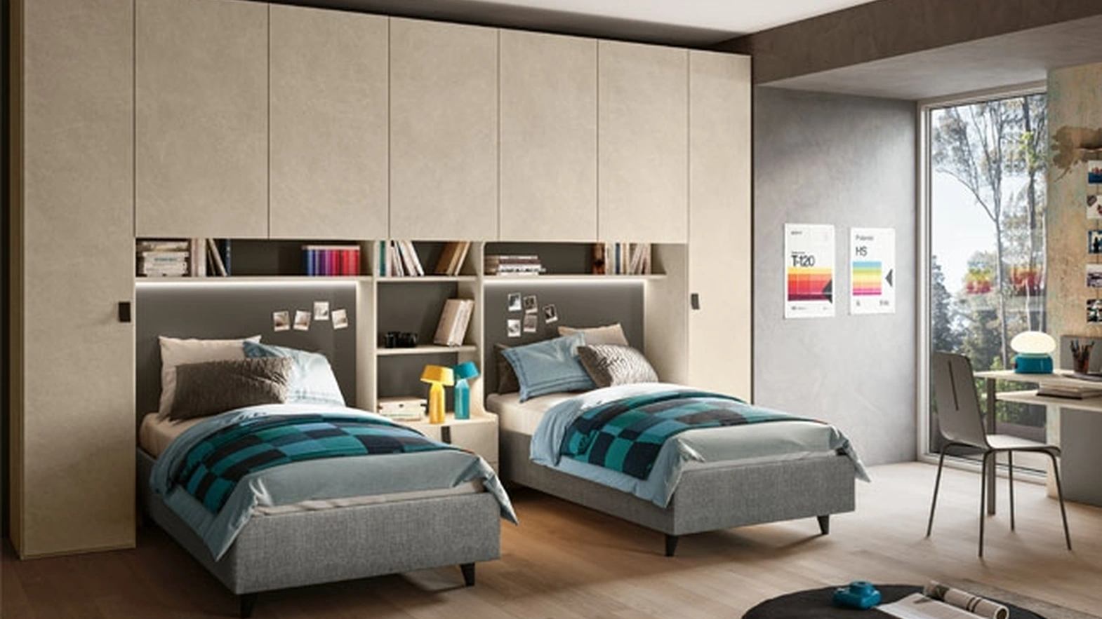 Cameretta doppia a ponte VCJ154 di Imab