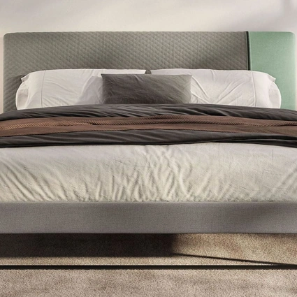 Comodino in rovere nodato Velvet di Spagnol Mobili