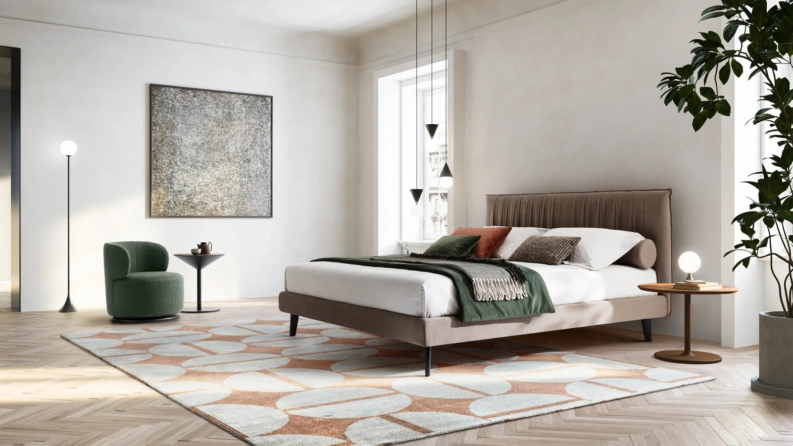Letto imbottito Karen di Twils