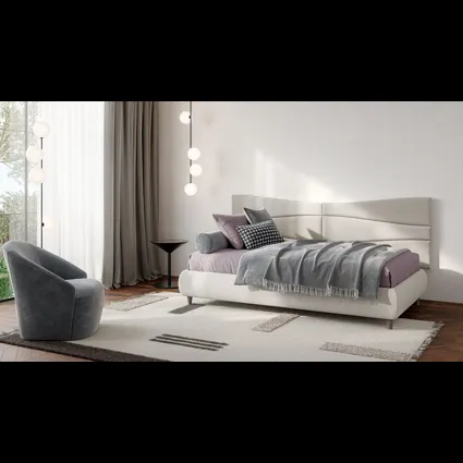 Letto singolo Boiserie Flute di Twils