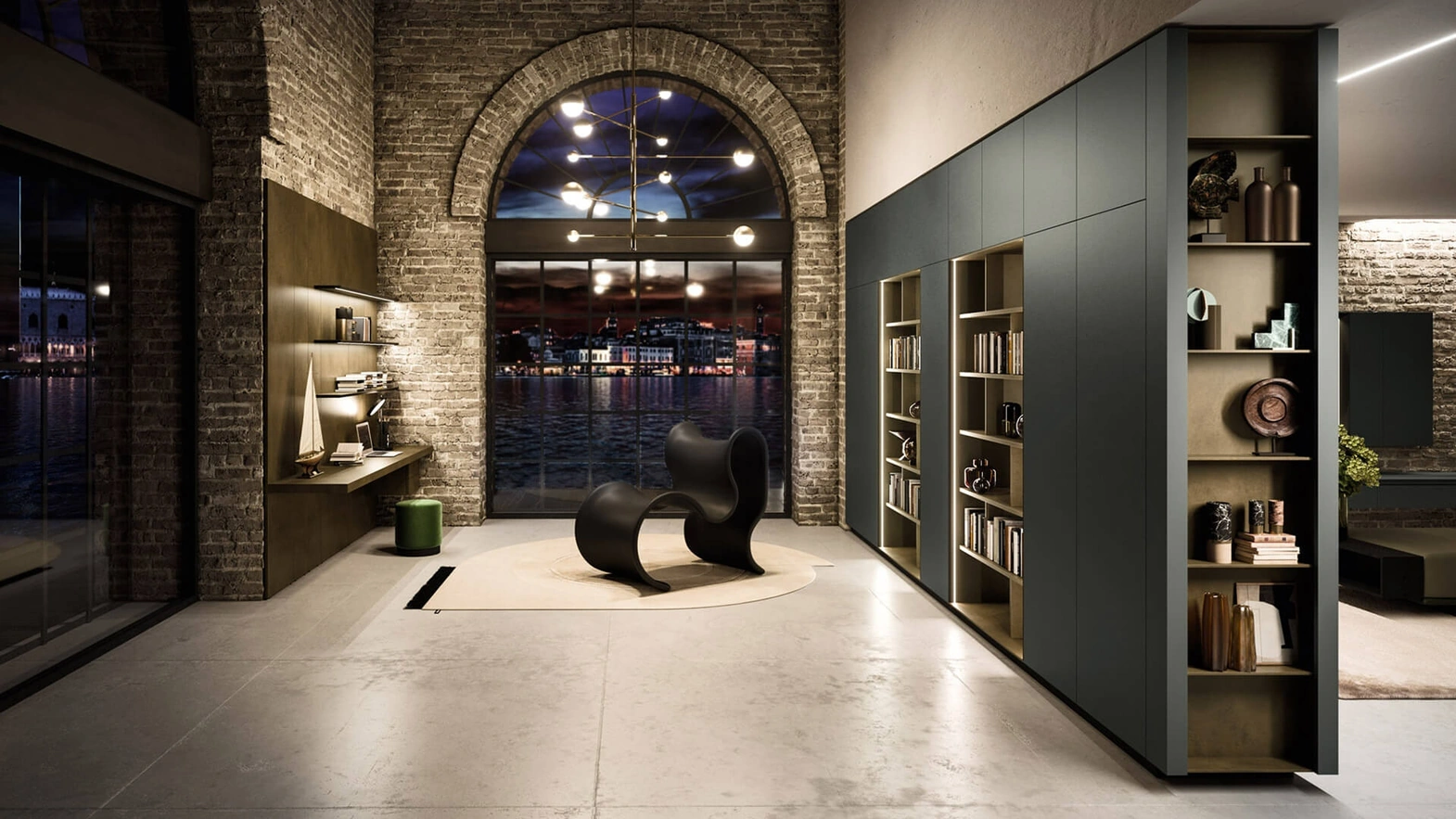 Libreria Vertical Legno di Arrital