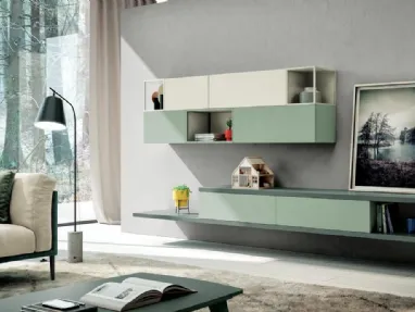 Parete Attrezzata Living 857 di Spagnol Mobili