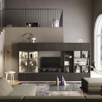 Parete Attrezzata My Space 25-01 di Alf Da Frè