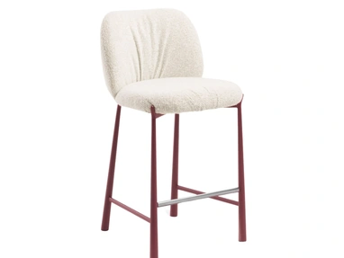 Sgabello imbottito Mys di Midj