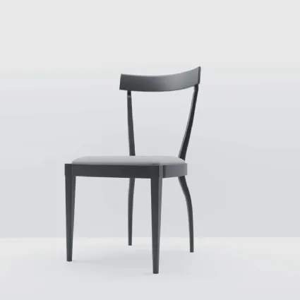 Sedia in legno laccato Demetra di Fratelli Mirandola