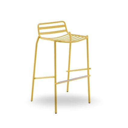 Sgabello in metallo Trampoliere di Midj