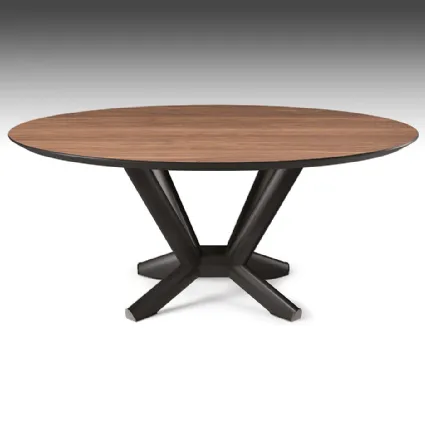 Tavolo rotondo in legno Planer Wood Round di Cattelan Italia