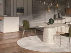 Tavolo Rado Keramik Round di Cattelan Italia