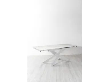 Tavolo allungabile Ares con top in sintered stone di Stones