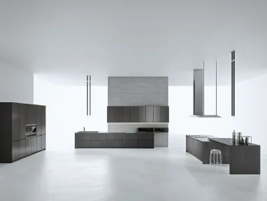 Cucina Design con isola AkB 08 06 di Arrital