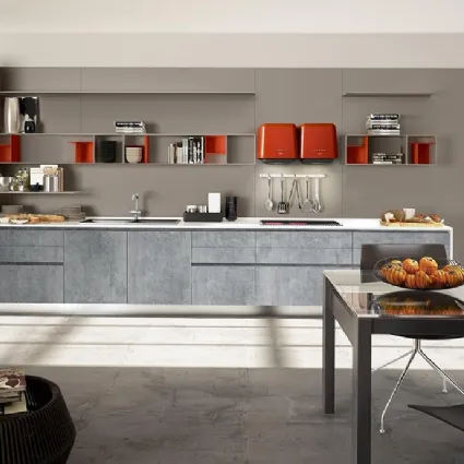 Cucina Moderna lineare in laminato Baltimora 03 di Spagnol Cucine