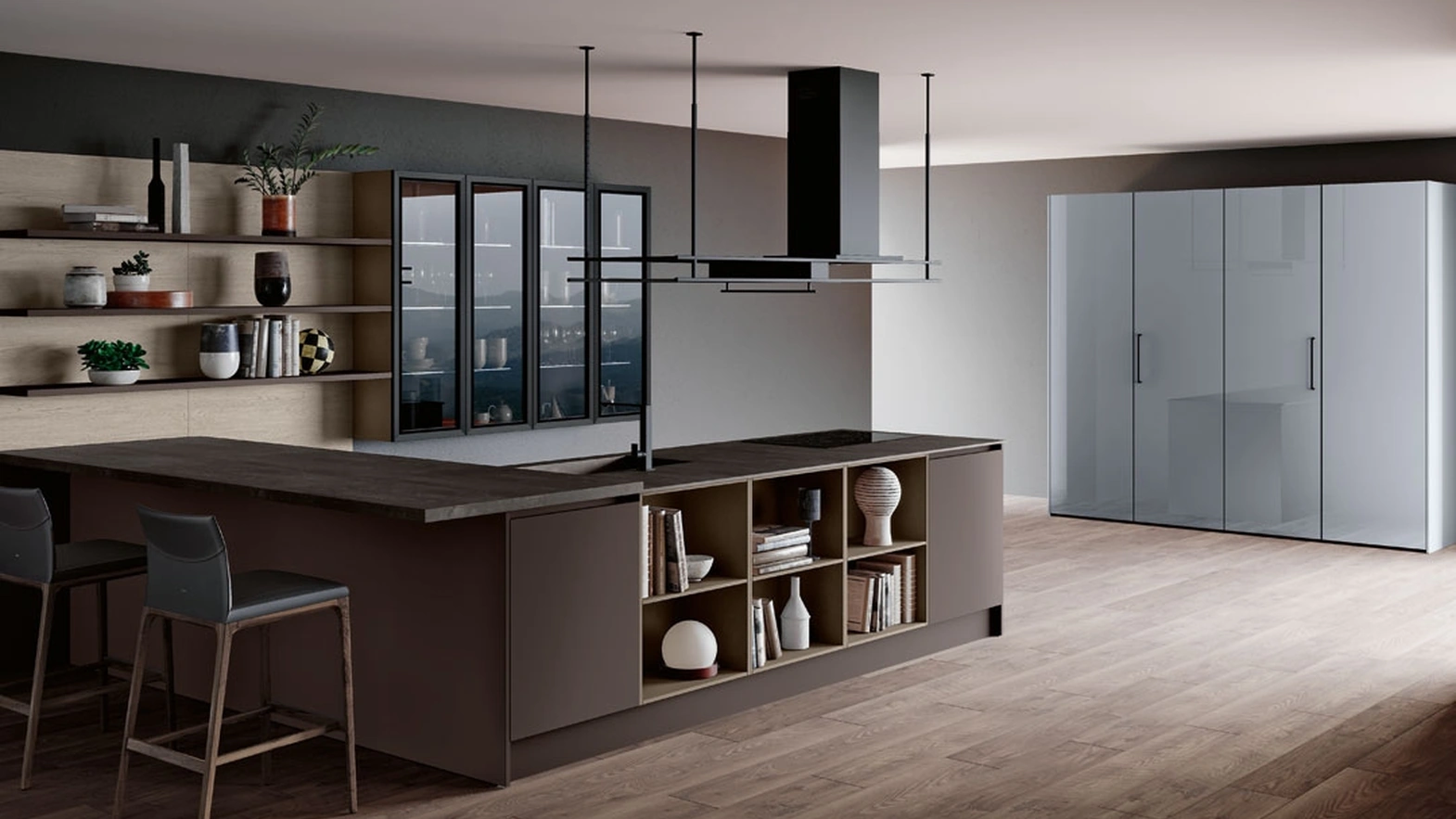 Cucina Moderna Caprera con penisola di Imab