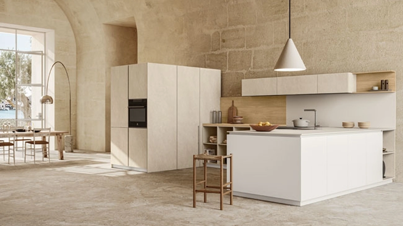 Cucina Moderna Caprera/Piana con penisola di Imab