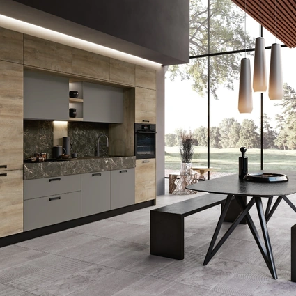 Cucina Moderna lineare Capri di Imab