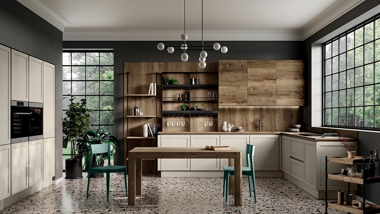 Cucina Moderna Giglio-ad-angolo Imab