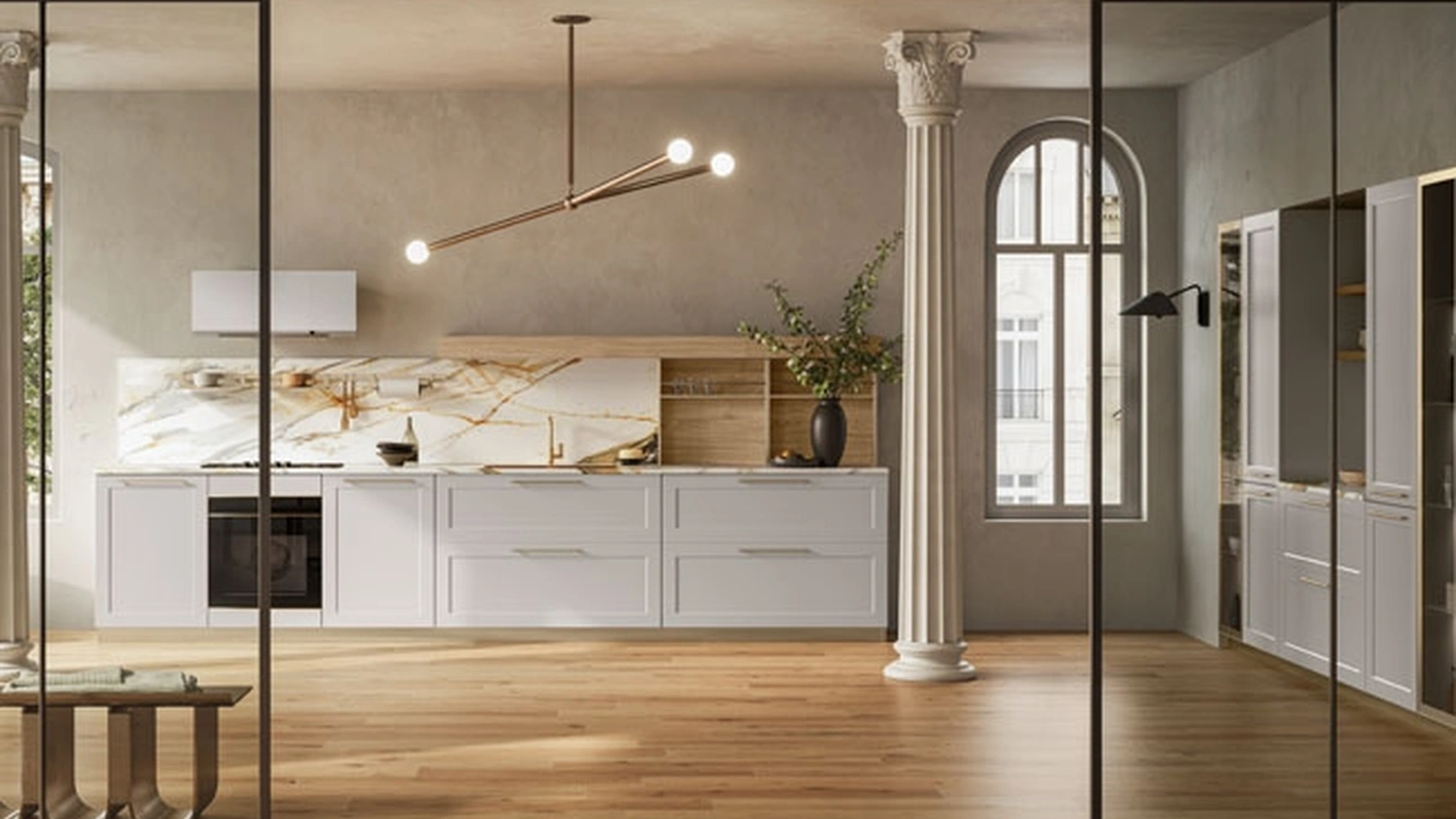 Cucina Moderna Giglio-ad-angolo Imab